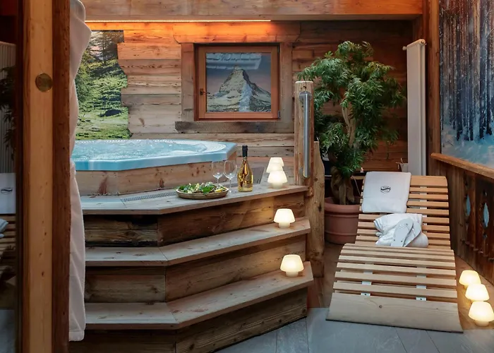 Chalet Matterhorn Francois - Central Alpine Chalet With Private Spa & Breakfast Breuil-Cervinia